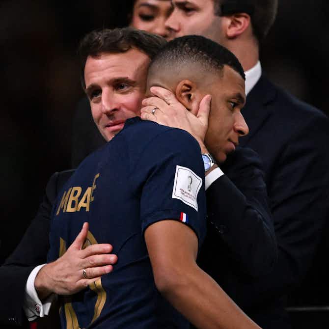 Preview image for Has Emmanuel Macron hinted at Kylian Mbappé’s impending Real Madrid move?