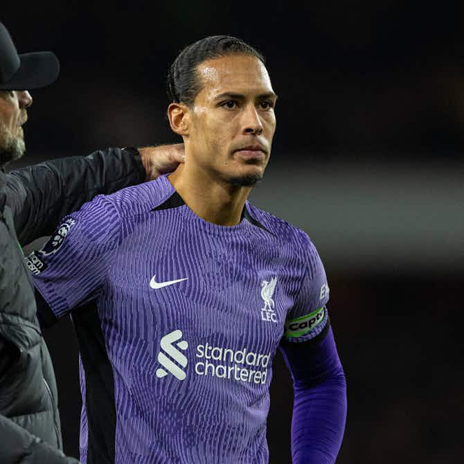 Preview image for Virgil van Dijk considering Liverpool future after DISAPPOINTING Jurgen Klopp exit