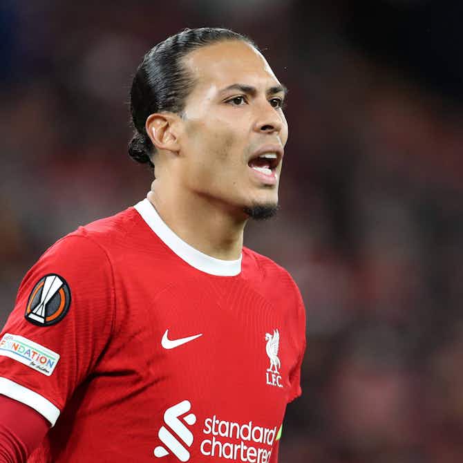 Preview image for Virgil van Dijk issues clear response to rumours regarding his Liverpool future