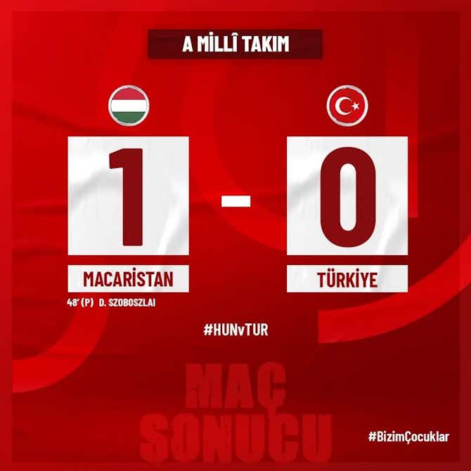 Vorschaubild für 0:1! Türkei verliert Testspiel gegen Ungarn