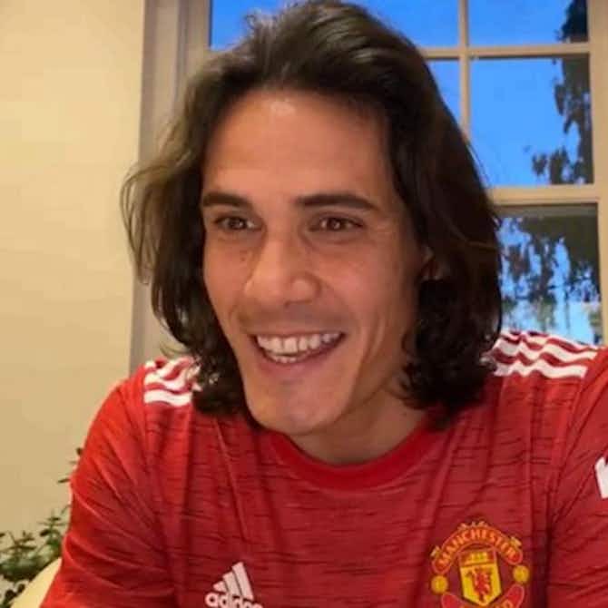 Preview image for Edinson Cavani sends message to fellow Manchester United strikers