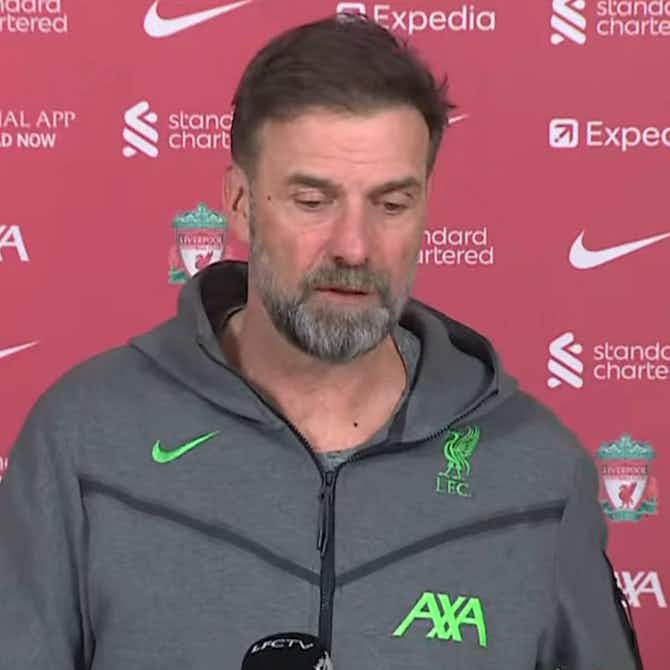 Preview image for (Video) The three words everyone didn’t want to hear Klopp say about Jota and Bradley