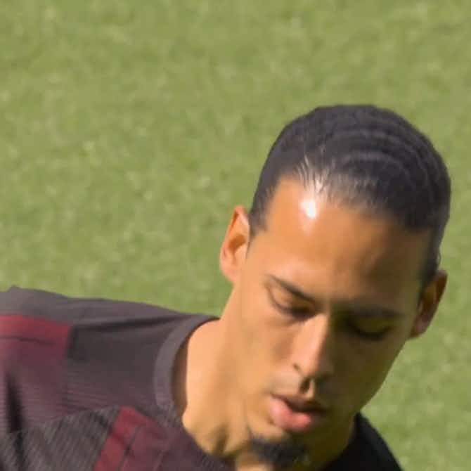 Preview image for (Video) Virgil van Dijk drops huge hint over Liverpool future as Sky Sports relay on-air update