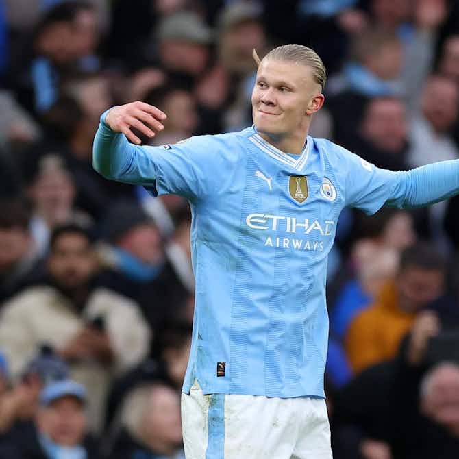 Preview image for Erling Haaland is reportedly happy with life at Manchester City but is a new contract forthcoming?