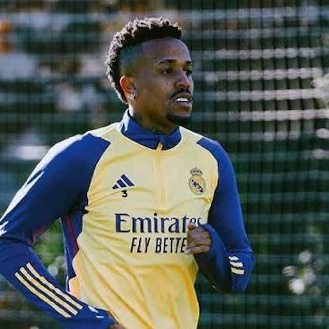 Preview image for Real Madrid defender Eder Militao still on track to be fit for Manchester City clash
