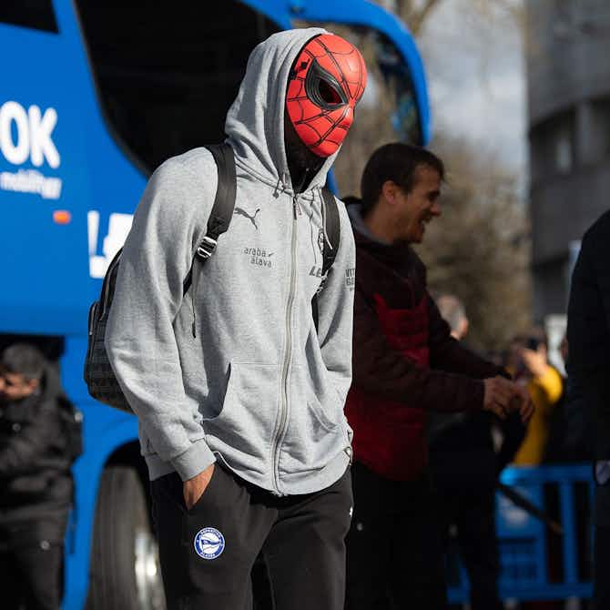 Preview image for WATCH: Alaves “sign” Spider-Man for La Liga clash against Villarreal