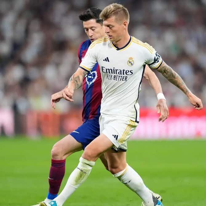 Preview image for Real Madrid star Toni Kroos draws fury from Barcelona fans with Clasico comments