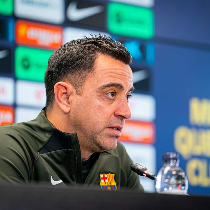 Preview image for Barcelona manager Xavi Hernandez says there will be no changes to staff amid reports of addition