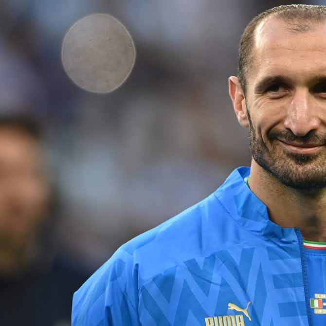 Preview image for Video: Chiellini reunited with Italy national team squad in New York