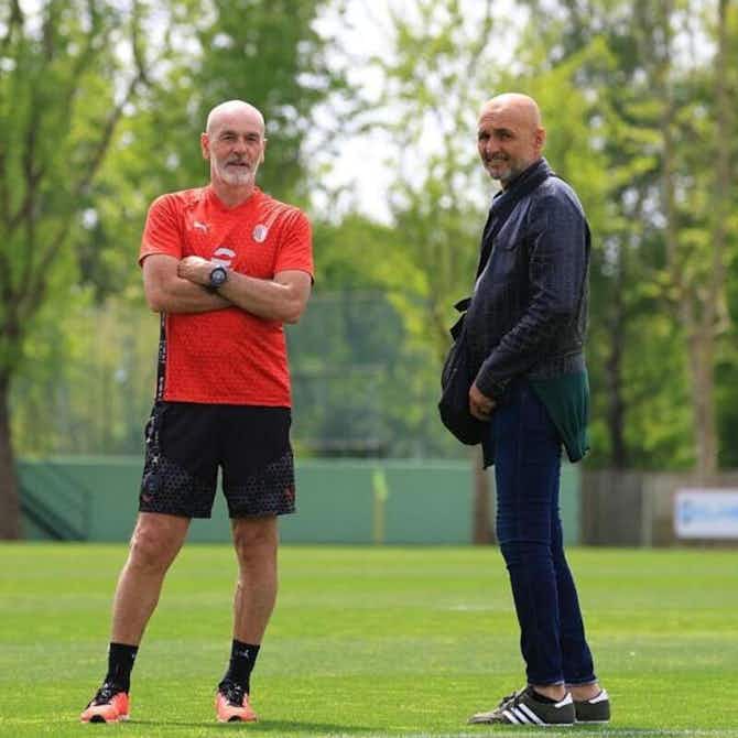 Preview image for Spalletti: Milan receive visit from Italy CT ahead of EURO 2024