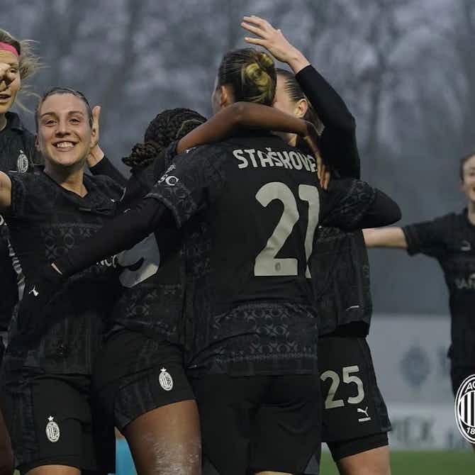 Preview image for Milan Women 2-1 Inter: Rossonere claim derby bragging rights with battling win