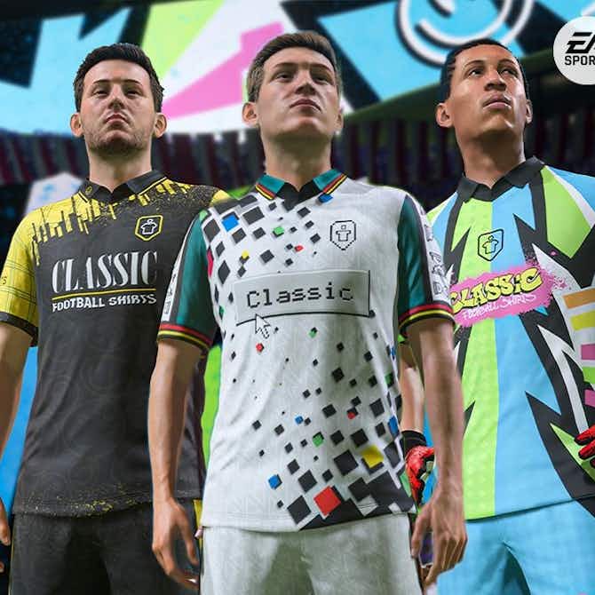 Imagem de visualização para Classic Football Shirts e EA Sports lançam linha de camisas retrô