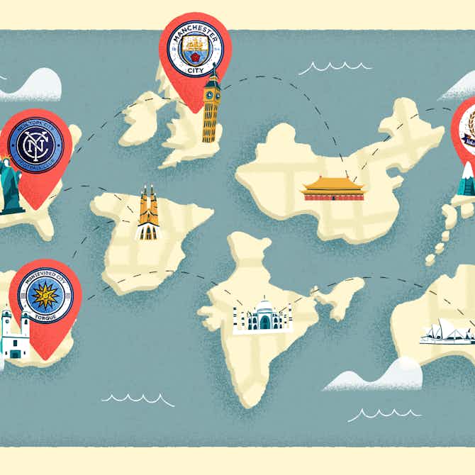 Imagem de visualização para Quais são as filiais do Manchester City ao redor do mundo?