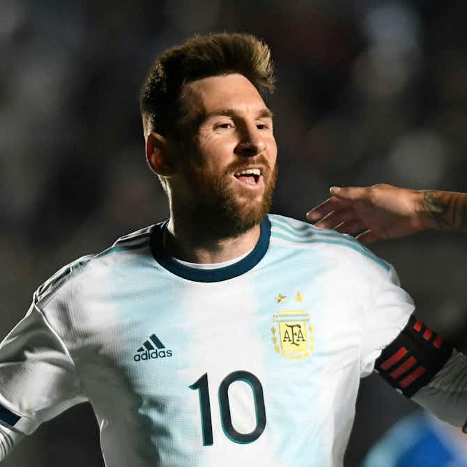 Vorschaubild für Lionel Messi führt Argentinien mit frühem Doppelpack zum Sieg