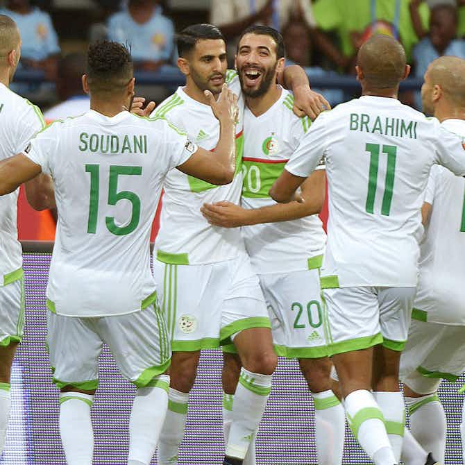 Pratinjau gambar untuk REVIEW Piala Afrika: Riyad Mahrez Selamatkan Wajah Aljazair