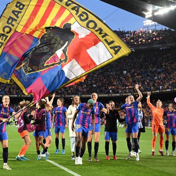 Pratinjau gambar untuk Barcelona Wanita Lagi-Lagi Ukir Rekor Penonton Di Camp Nou