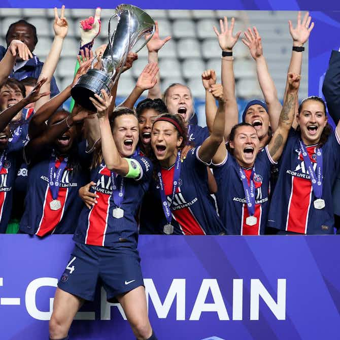 Preview image for Lyon dethroned after 14 straight titles as PSG win first Division 1 Feminine trophy
