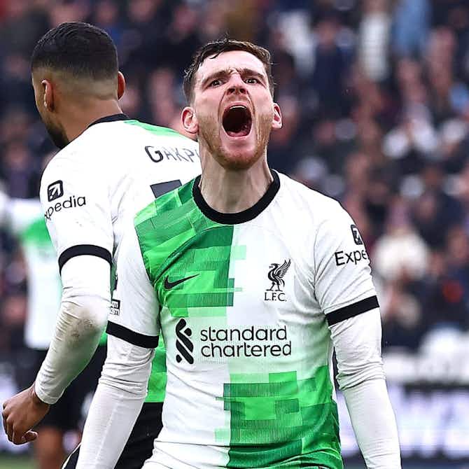 Preview image for Andy Robertson reacts to impending Arne Slot appointment at Liverpool