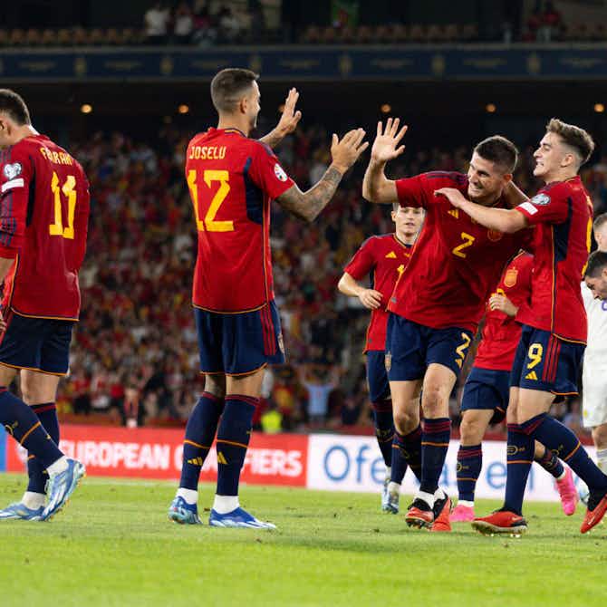Pratinjau gambar untuk Hasil Lengkap Sepakbola 15-16 Oktober - Spanyol, Skotlandia, dan Turki Lolos ke Piala Eropa 2024