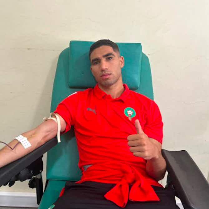 Imagen de vista previa para Seleccionados de Marruecos acuden a donar sangre para heridos por el terremoto