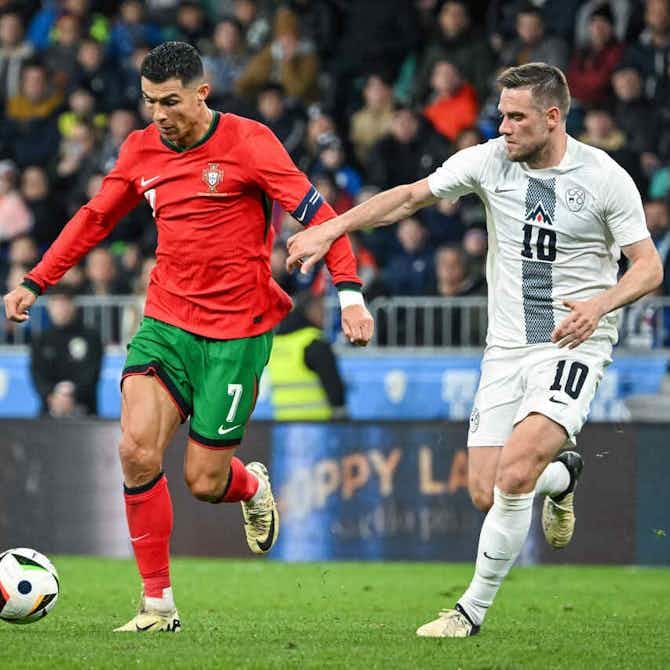 Imagem de visualização para Portugal perde para Eslovênia no retorno de Cristiano Ronaldo