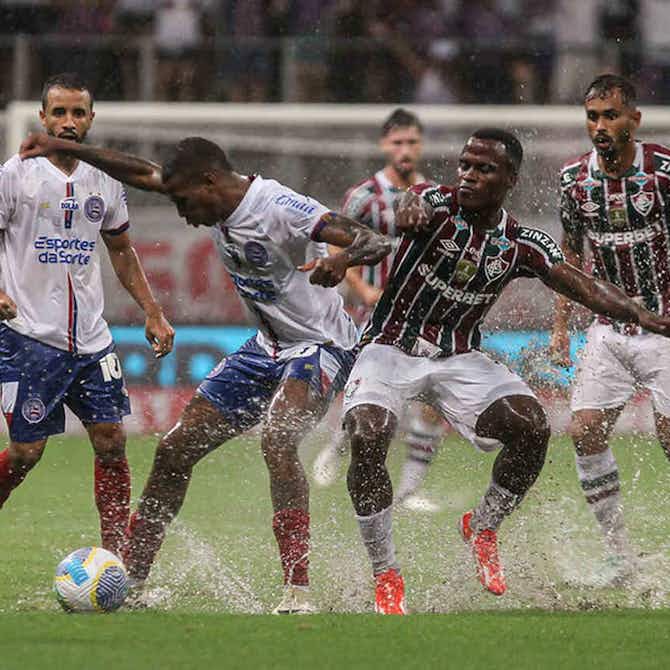 Imagem de visualização para Arena Fonte Nova esclarece alagamento no gramado em Bahia x Fluminense
