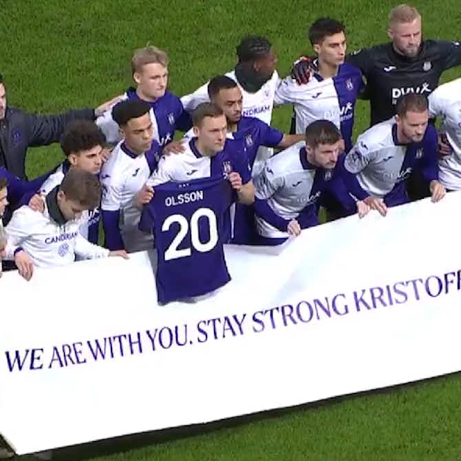 Image d'aperçu pour 🎥 Le magnifique hommage des joueurs d'Anderlecht avant le match contre Eupen