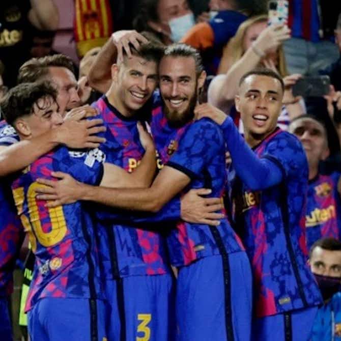 Imagem de visualização para Ufa! Barcelona vence a primeira e sobrevive na Champions League