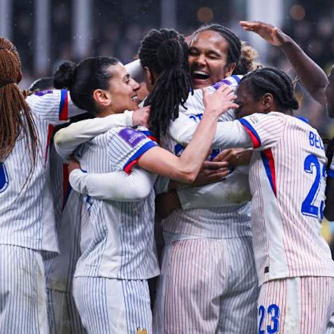 Image d'aperçu pour Équipe de France (F) : la joie des Bleues après la victoire en Suède 