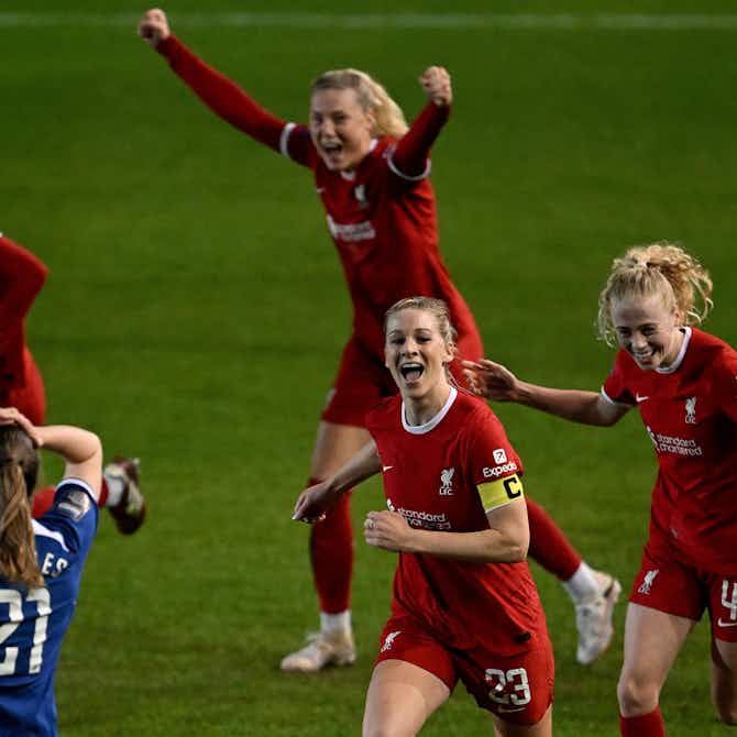 Preview image for Chelsea lose control in WSL as Gemma Bonner settles thriller for Liverpool