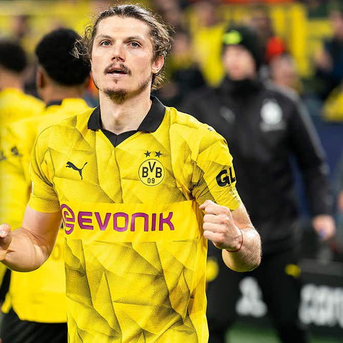 Preview image for Marcel Sabitzer inspires Borussia Dortmund to rare Champions League comeback vs Atletico Madrid