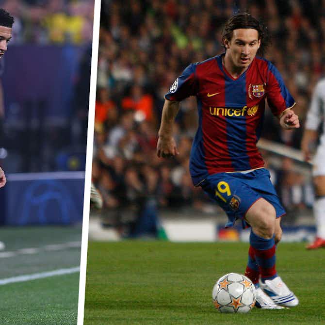 Preview image for Jadon Sancho’s Lionel Messi impression as Borussia Dortmund eyeing Wembley return