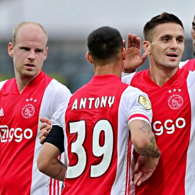 Imagem de visualização para Ajax aplica a maior goleada da história do Campeonato Holandês
