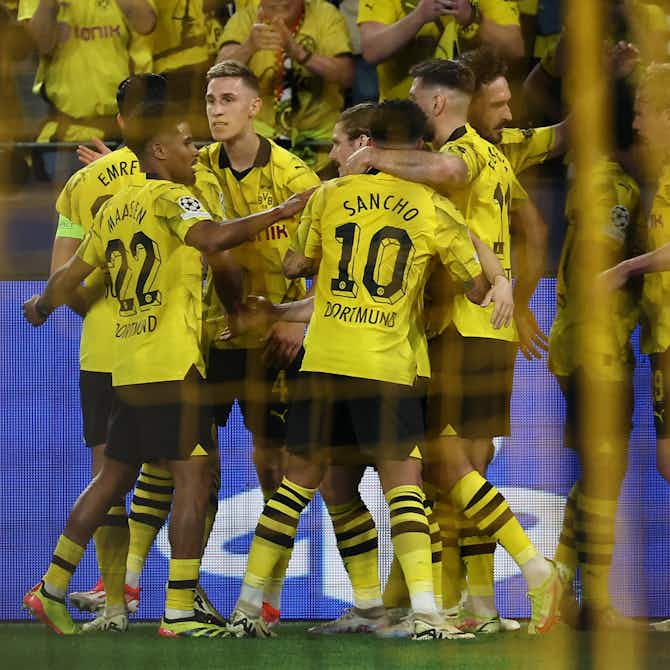 Imagen de vista previa para Borussia Dortmund 1-0 Paris Saint-Germain: Füllkrug y un gol que tiñe la primera semifinal de aurinegro