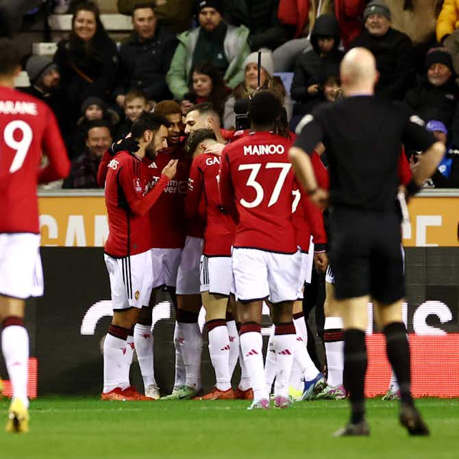 Vorschaubild für FA Cup | Souveränes Manchester United nimmt Pflichthürde im Derby bei Wigan Athletic