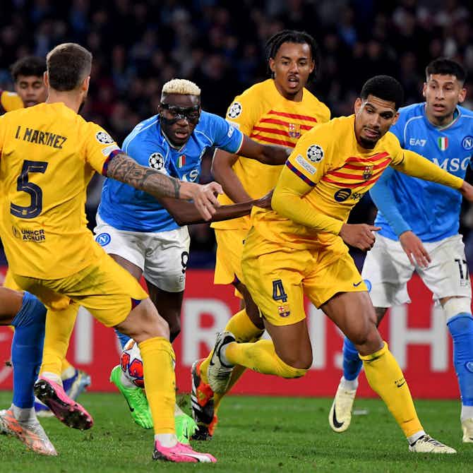 Vorschaubild für Champions League: Osimhen antwortet Lewandowski – Napoli und Barca trennen sich unentschieden