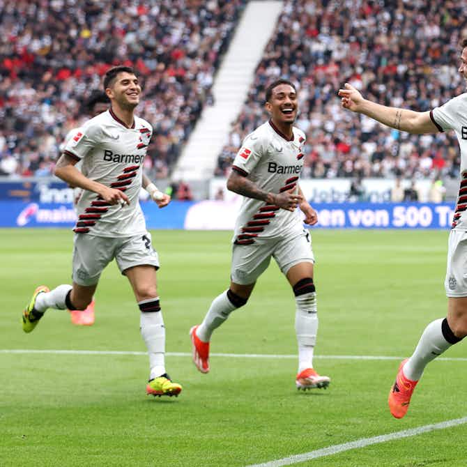 Vorschaubild für Bundesliga: 5:1 in Frankfurt! Bayer marschiert weiter und bleibt ungeschlagen