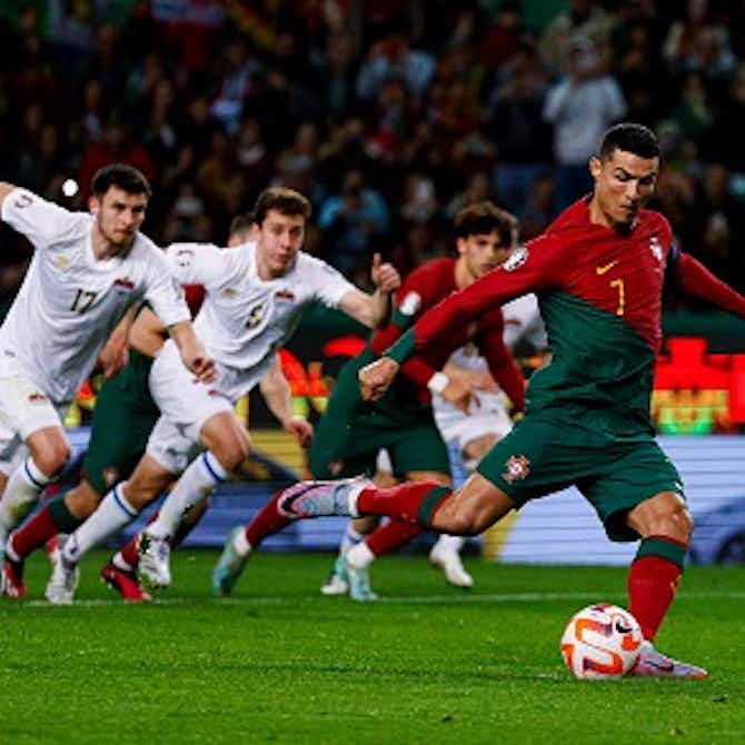 Preview image for Ronaldo at the double as Portugal beat Liechtenstein 4-0 in the Euro 2024 qualifiers