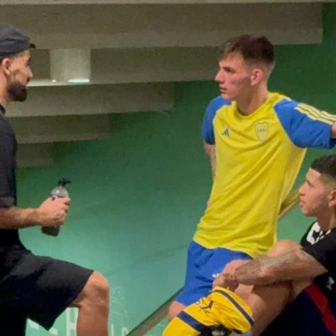 Imagen de vista previa para En la dura derrota de Boca en Brasil, Zenón tuvo un reencuentro con Machuca y Brítez