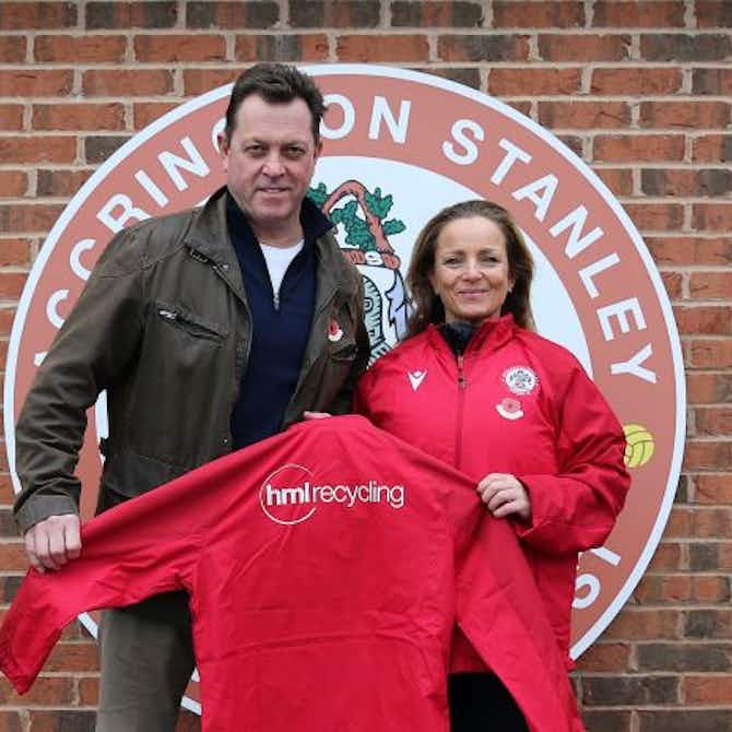 Preview image for HML Recycling kit out Accrington Stanley Women’s coaching staff