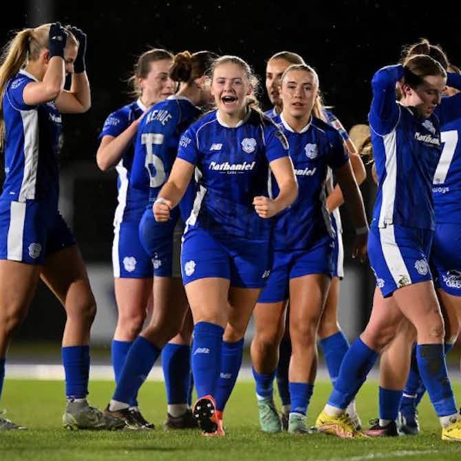 Preview image for Cardiff City Women champions after 4-0 victory in South Wales derby