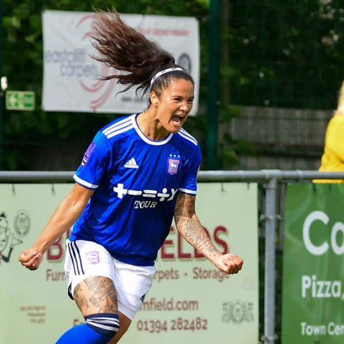 Preview image for Over 10,000 watch Ipswich Town Women on Portman Road debut