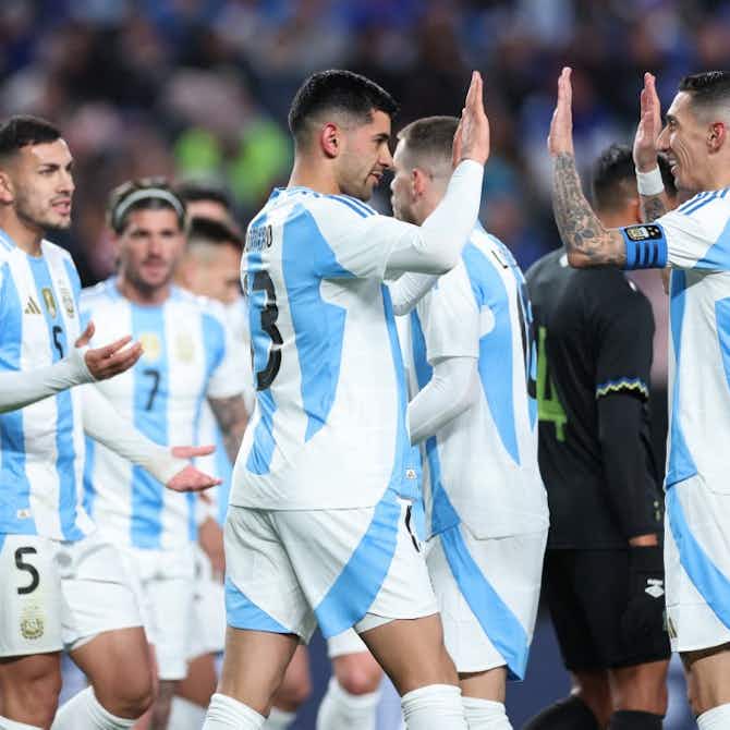 Imagem de visualização para Sem Messi, Argentina vence amistoso nos Estados Unidos contra El Salvador
