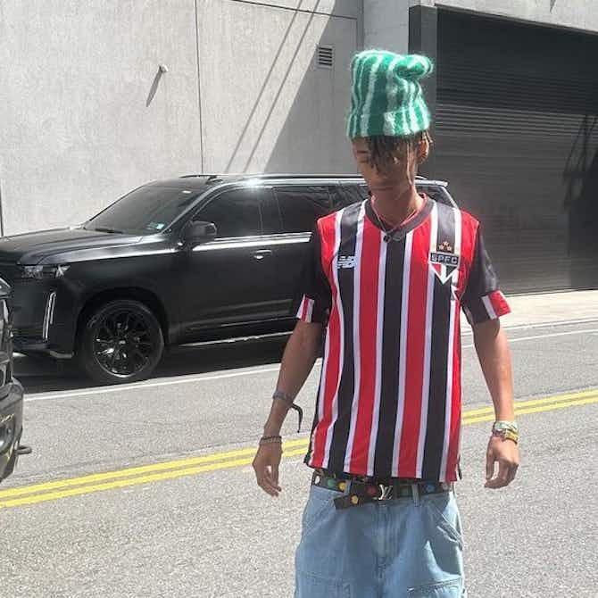 Imagem de visualização para Filho de Will Smith publica fotos vestindo a camisa do São Paulo e agita internet