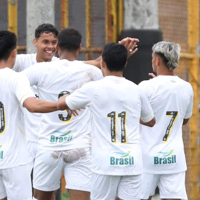 Imagem de visualização para Com gols de Patati e Miguelito, sub-20 do Santos atropela Desportivo Brasil por 9 a 2