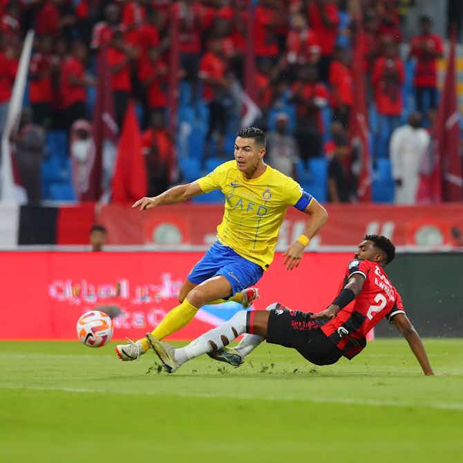 Imagem de visualização para Cristiano Ronaldo marca, e Al Nassr derrota Al Raed pelo Campeonato Saudita