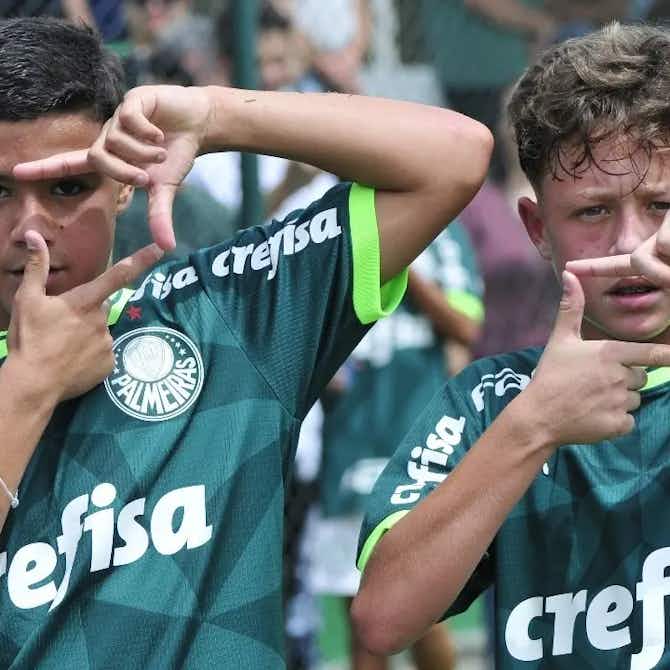 Imagem de visualização para Palmeiras vence Corinthians no jogo de ida das quartas de final do Paulista sub-12; sub-14 do Verdão é derrotado