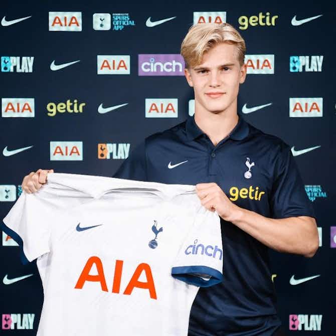 Imagem de visualização para Tottenham anuncia a contratação de Lucas Bergvall, promessa sueca de 18 anos