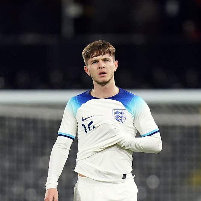 Preview image for James McAtee scores twice as England Under-21s win comfortably in Serbia