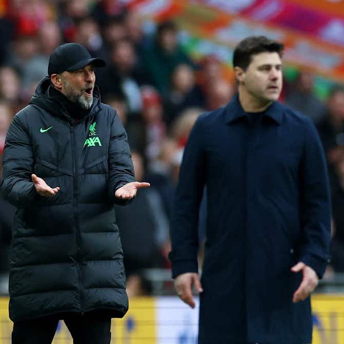 Preview image for Jurgen Klopp defends Mauricio Pochettino and Chelsea from Gary Neville’s ‘bottle jobs’ tag